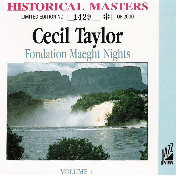 CD - Cecil Taylor - Fondation Maeght Nights - Volume 1
