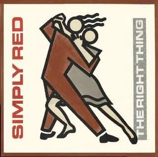 VINYL MAXI SINGLE - SIMPLY RED - THE RIGHT THING